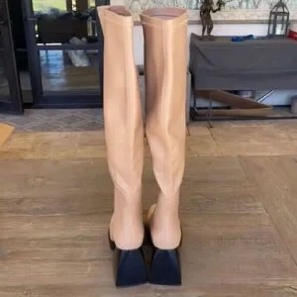 New Free People x Jeffrey Campbell Daphne Second Skin Platform Boots US 10 - Picture 4 of 13